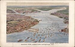 Harbor View, Jamestown Exposition, 1907 Postcard