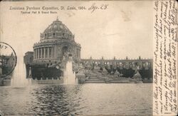 Festival Hall & Grand Basin, Louisiana Purchase Exposition, 1904 Postcard