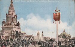 Great South Gardens, Panama-Pacific International Exposition, San Francisco California 1915 Panama-Pacific International Exposit Postcard