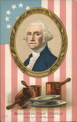 George Washington Camp Utensils Postcard Postcard