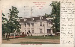 1904 World's Fair Massachusetts State Building St. Louis, MO 1904 St. Louis Worlds Fair Postcard Postcard Postcard