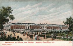 Manufacturers and Liberal Arts Building, Jamestown Exposition, 1907 Postcard