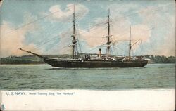 USS Hartford Naval Training Ship Ships Postcard Postcard Postcard