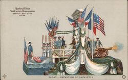 1909 Hudson-Fulton Celebration Float - Reception of Lafayette Postcard