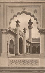 Courtyard of Indian Pavilion, British Empire Exhibition 1924 Wembley, England United Kingdom Postcard Postcard Postcard