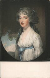 Elizabeth Bordley by Gilbert Stuart Postcard