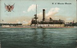 U.S. Monitor Nevada Warship Postcard Postcard