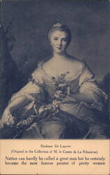 Madame De Laporte by Nattier, Wanamaker Art Collection Postcard Women Postcard Postcard Postcard