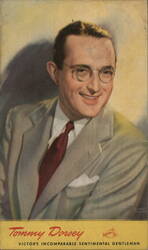 Tommy Dorsey, Victor's Incomparable Sentimental Gentleman Postcard