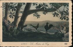 Le Matin du Coq, Act II Postcard