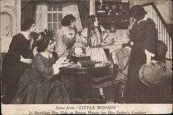 Little Women, Jo Sacrifices Her Hair, Playhouse Theatre NYC Postcard