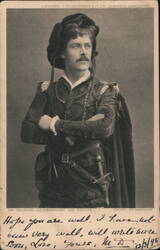 George Alexander as Faust, 1895 Postcard