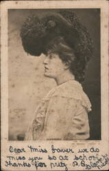 Constance Collier, Actress, Biograph Post Card Postcard