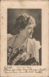 Miss Ellen Terry, Actress, 1904 Postcard Actresses Postcard Postcard Postcard