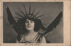 Miss Julia Neilson, Theatrical Postcard Postcard