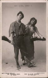 Seymour Hicks & Ellaline Terriss, My Girl and I, 1907 Postcard