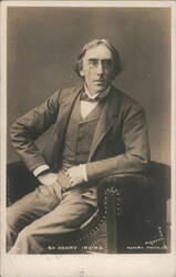 Sir Henry Irving Portrait Postcard Postcard