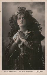 Miss Marie Studholme, Philco Series 3487A Postcard