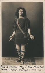 Haidee Wright as Stephanus in "A Winter's Tale" Postcard