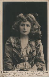 Miss Mabel Love, Actress, Portrait Postcard Postcard