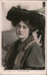 Miss Phyllis Dare, Actress, Portrait Postcard Postcard