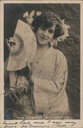 Miss Florence Collingbourne, Actress, Portrait Postcard Postcard