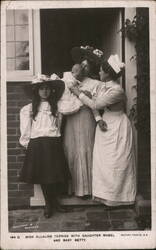 Miss Ellaline Terriss, Daughter Mabel and Baby Betty Actresses Postcard Postcard Postcard