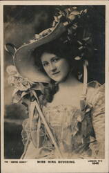 Miss Nina Sevening, Actress, Portrait Postcard Postcard