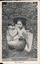 Bali Beauty, Young Woman in Traditional Dress Risque & Nude Postcard Postcard Postcard