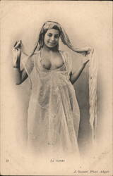 Algerian Dancer, La danse, J. Geiser Postcard