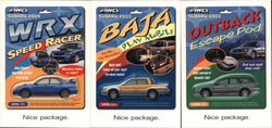 Lot of 3: 2004 Subaru WRX, Baja & Outback Postcard