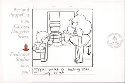 Frederator Studios Bee and PuppyCat is on Cartoon Hangover Select Rack Cards Postcard Postcard Postcard