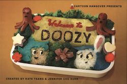 Cartoon Hangover presents "Welcome to Doozy" Rack Cards Postcard Postcard Postcard