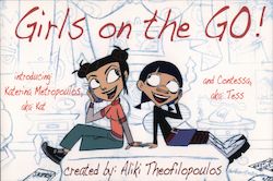 Girls on the Go! Aliki Theofilopoulos Frederator Rack Cards Postcard Postcard Postcard