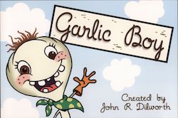 Garlic Boy Federator Cartoons Rack Cards Postcard Postcard Postcard