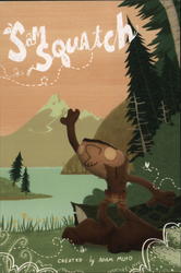 "Sam Squatch" by Adam Muto - Frederator Rack Cards Postcard Postcard Postcard