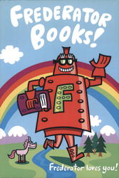 Frederator Books! Frederator loves you! Rack Cards Postcard Postcard Postcard