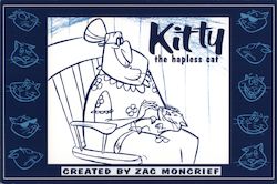 Kitty The Hapless Cat Created by Zac Moncrief Rack Cards Postcard Postcard Postcard