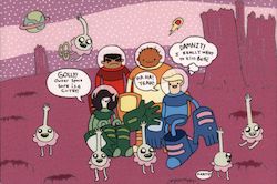 Bravest Warriors Cartoon Advertising Rack Cards Postcard Postcard Postcard