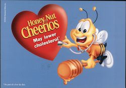 Bee Happy / Healthy - Honey Nut Cheerios Rack Cards Postcard Postcard Postcard