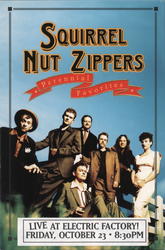 Squirrel Nut Zippers Live at Electric Factory Rack Cards Postcard Postcard Postcard