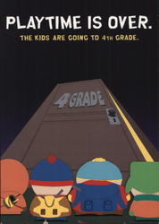 South Park The Fourth Grade Years Advertising Rack Cards Postcard Postcard Postcard