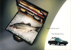 Honda Civic Advertising Postcard