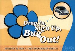 Mid-City National Bank Register to Win a 1998 Volkswagen Beetle Postcard