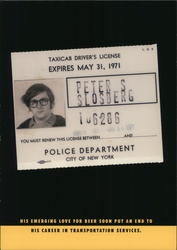 Petes.com Peter S Slosberg Taxicab Driver's License Police Department City of New York Rack Cards Postcard Postcard Postcard