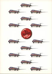 American Airlines Fourteen Flights a Day from Love Field To Austin Rack Cards Postcard Postcard Postcard