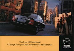 The all-new 1999 Mazda Protogé Rack Cards Postcard Postcard Postcard