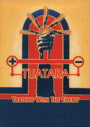 Tuatara Trading with the Enemy Postcard