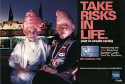 American Express "Take Risks in Life" Postcard