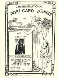 22nd International Post Card Bourse at New Yorker Hotel Postcard